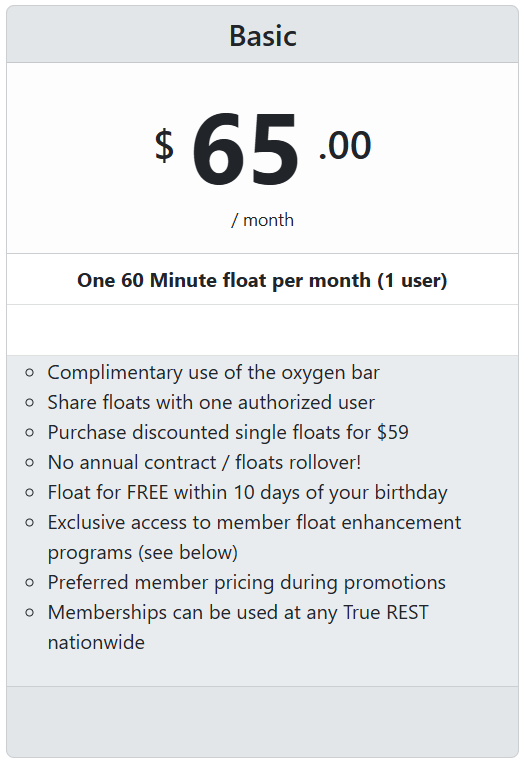 Basic Membership