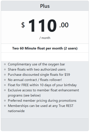 Plus Membership